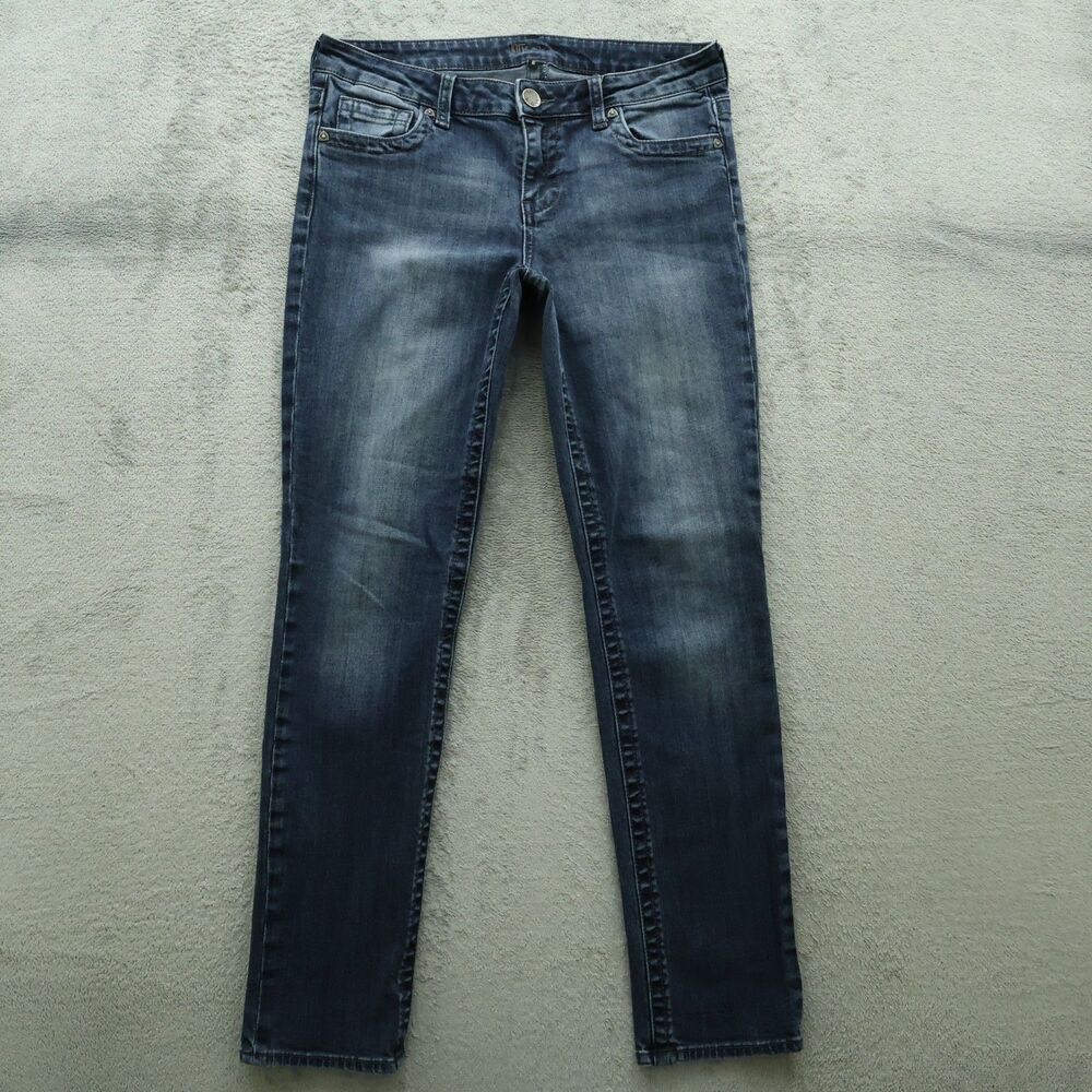 Kut from the Kloth Jeans Women's Size 6 Blue Mid-Rise Straight 30" Inseam